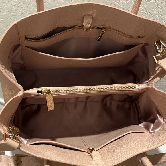 Kate Spade Large Madison Ave.Pebbled Leather Tote in Light Blush - Picture 7 of 13